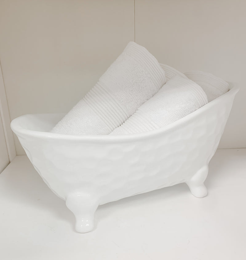 White Ceramic Tub