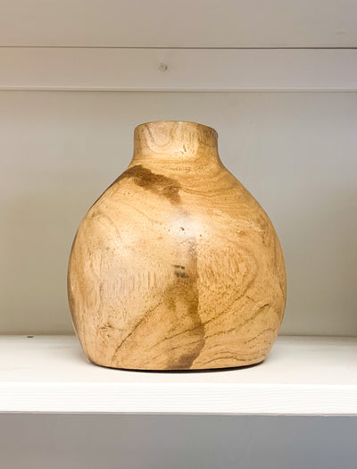 Wood Vase