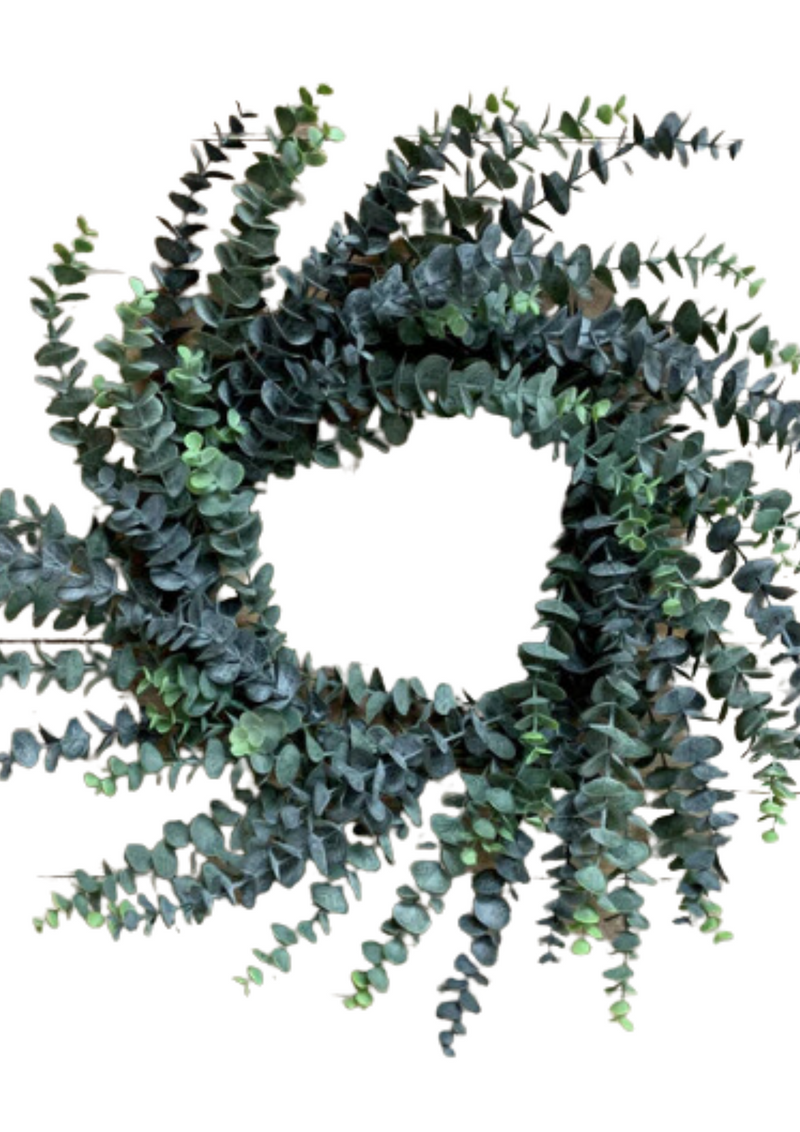 Blue Green Eucalyptus Wreath | 30"