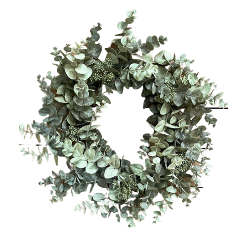Sage Green Seeded Eucalyptus Wreath | 30"