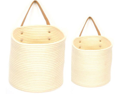 Round Cotton Hanging Basket