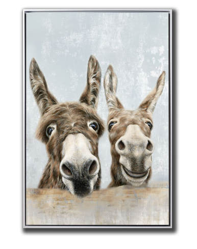 The Donkeys Canvas
