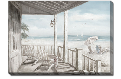 Morning By The Beach Canvas