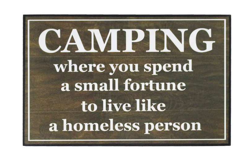 Camping Sign