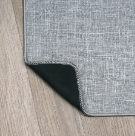 Texture Washable Accent Mat Grey