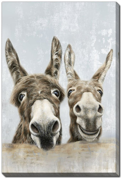 The Donkeys Canvas