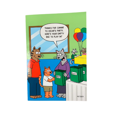 Thanks for Coming to Oscar's Party | Birthday Card