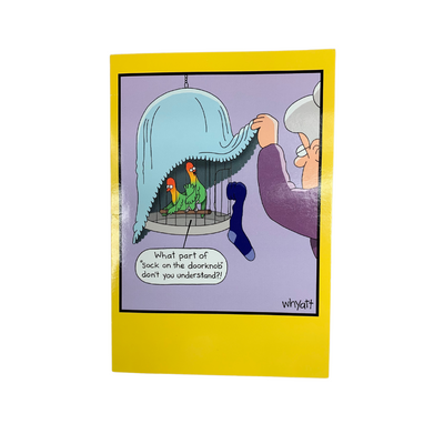 What Part of Sock On the Doorknob Don't You Understand?! | Birthday Card