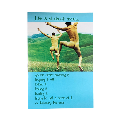 Life is All About Asses... | Birthday Card