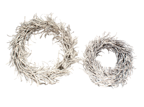 Washed Birds Nest Wreath