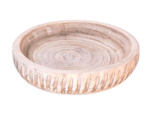 Wooden Round Bowl