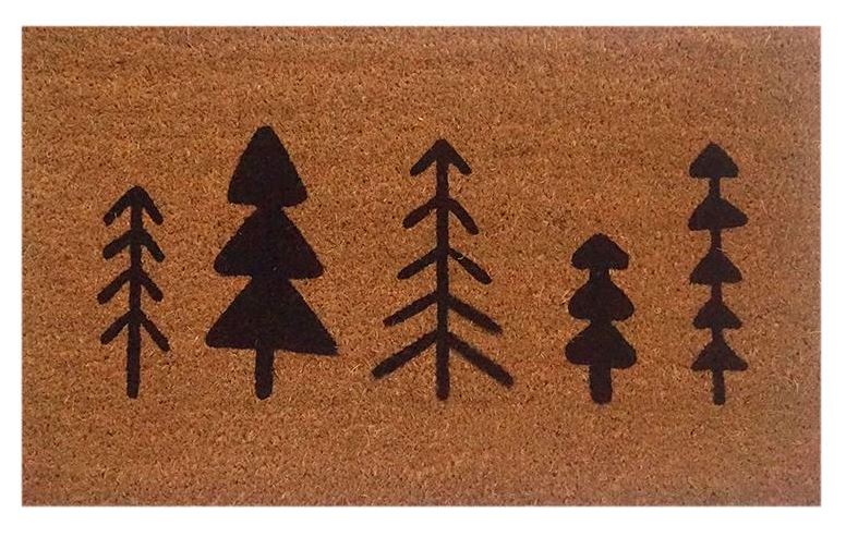 Christmas Trees Doormat