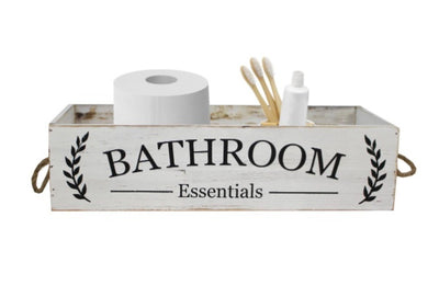 Wood Bathroom Decor Box