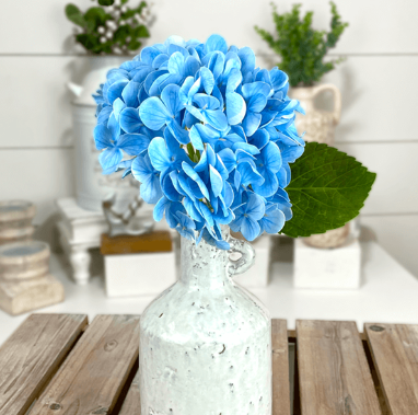 Blue Hydrangea Stem | 13"