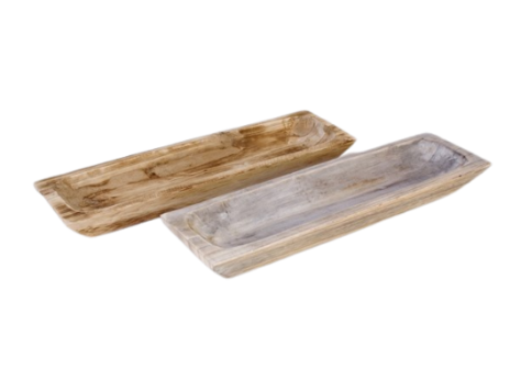 Wooden Slim Rectangular Tray