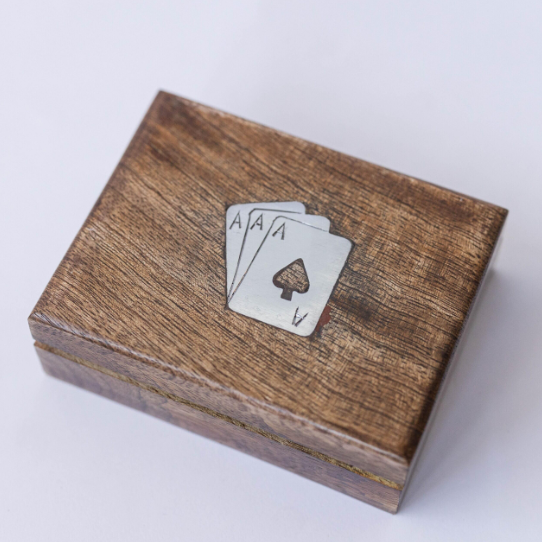 Wooden Card Box