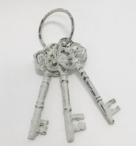 Cast Iron Keys on Ring