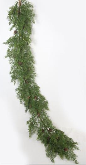 Cedrus Pine with Cones Garland | 63"