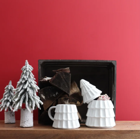 Classic Tree Cookie Jar White