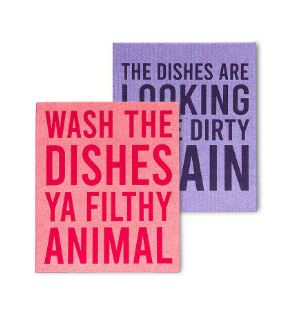 Swedish Dishcloth | Funny Text