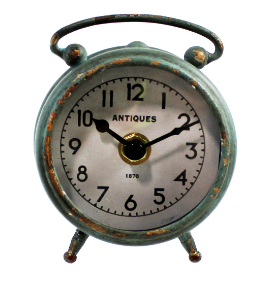 Green Antique Table Clock