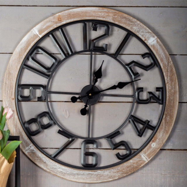 Wood & Metal Clock