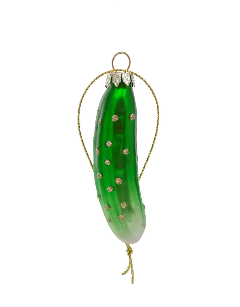 Glass Pickle Ornament