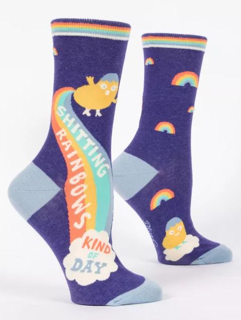 Sh*tting Rainbows Crew Socks