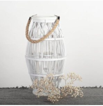 Willow Lantern with Rope Handle