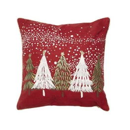 Red Tree Cushion Cover