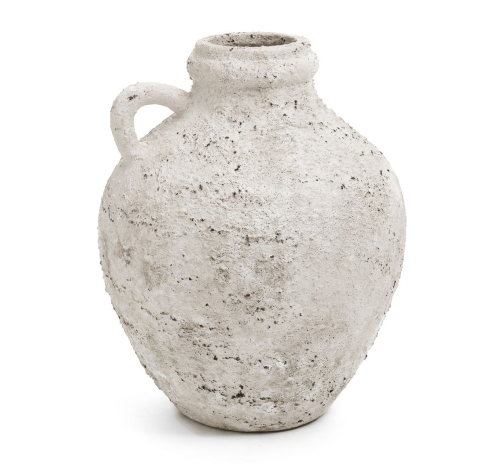 White Vintage Inspired Vase