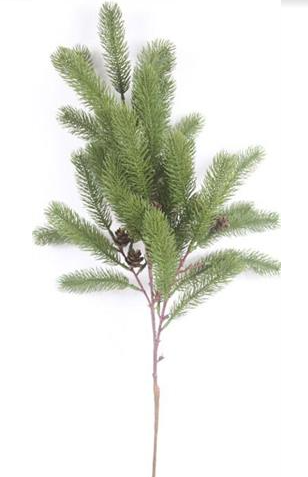 Vienna Pine with Cones Spray | 34"