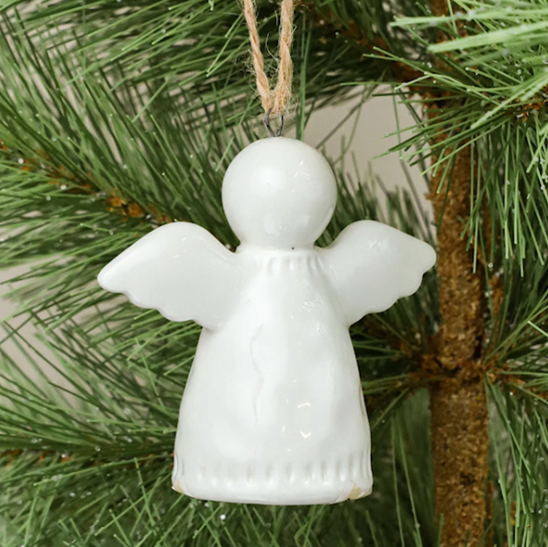 White Angel Ornament
