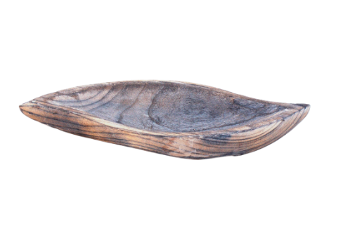 Wooden Swirl Bowl