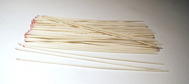 Candle Sand White Wicks 8"