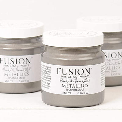 Metallic - Brushed Steel | Fusion Mineral Paint