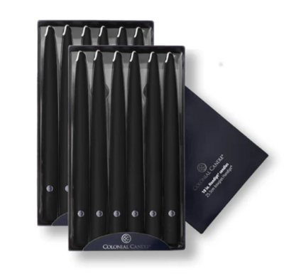 Colonial Candles 10" Taper Candles (Various colours)