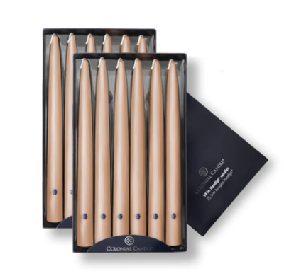 Colonial Candles 10" Taper Candles (Various colours)