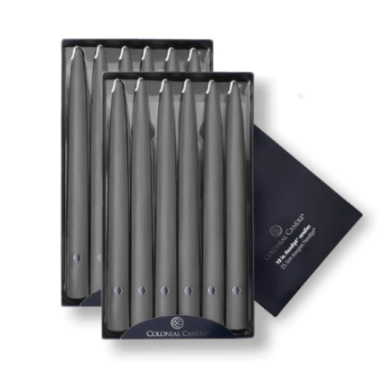 Colonial Candles 10" Taper Candles (Various colours)