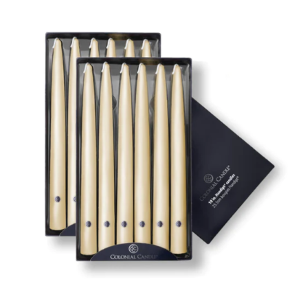 Colonial Candles 10" Taper Candles (Various colours)
