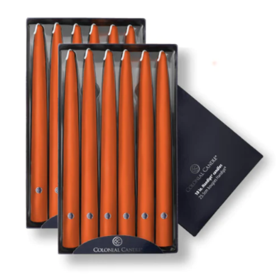 Colonial Candles 10" Taper Candles (Various colours)