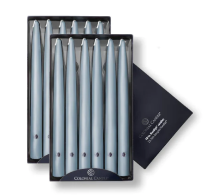 Colonial Candles 10" Taper Candles (Various colours)