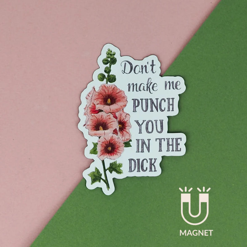 Naughty Florals Fridge Magnet