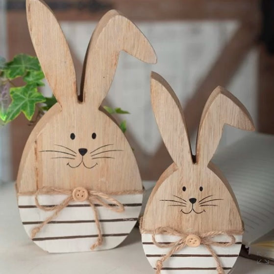 Wood Bunnies Set