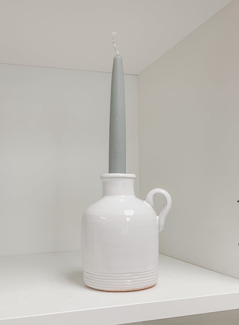 Pottery White Jug
