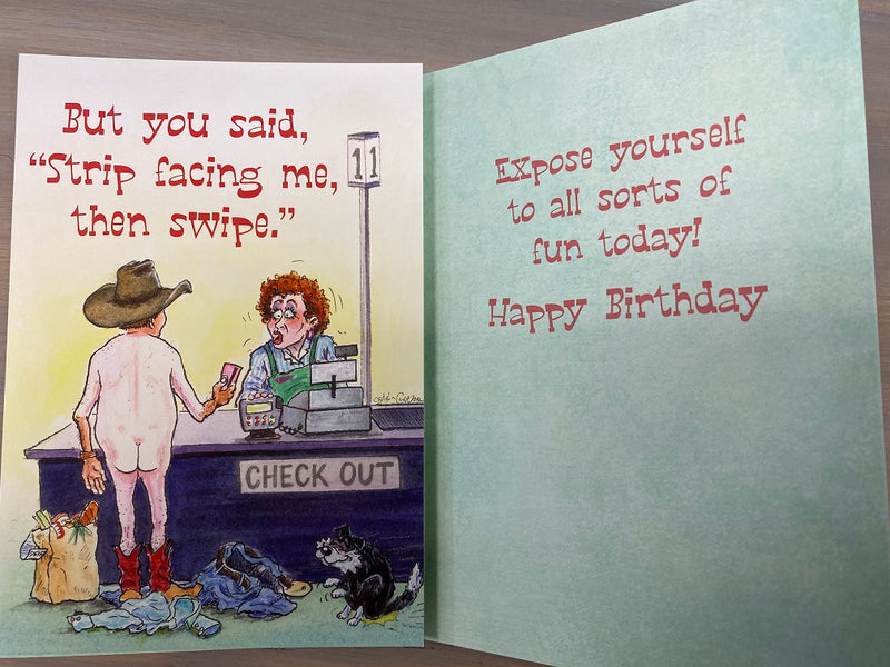 But You Said Card