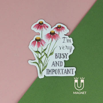 Naughty Florals Fridge Magnet