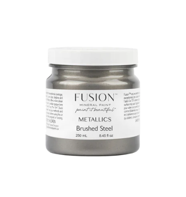 Metallic - Brushed Steel | Fusion Mineral Paint