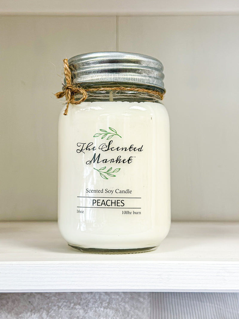 Peaches | Soy Wax Candle | The Scented Market