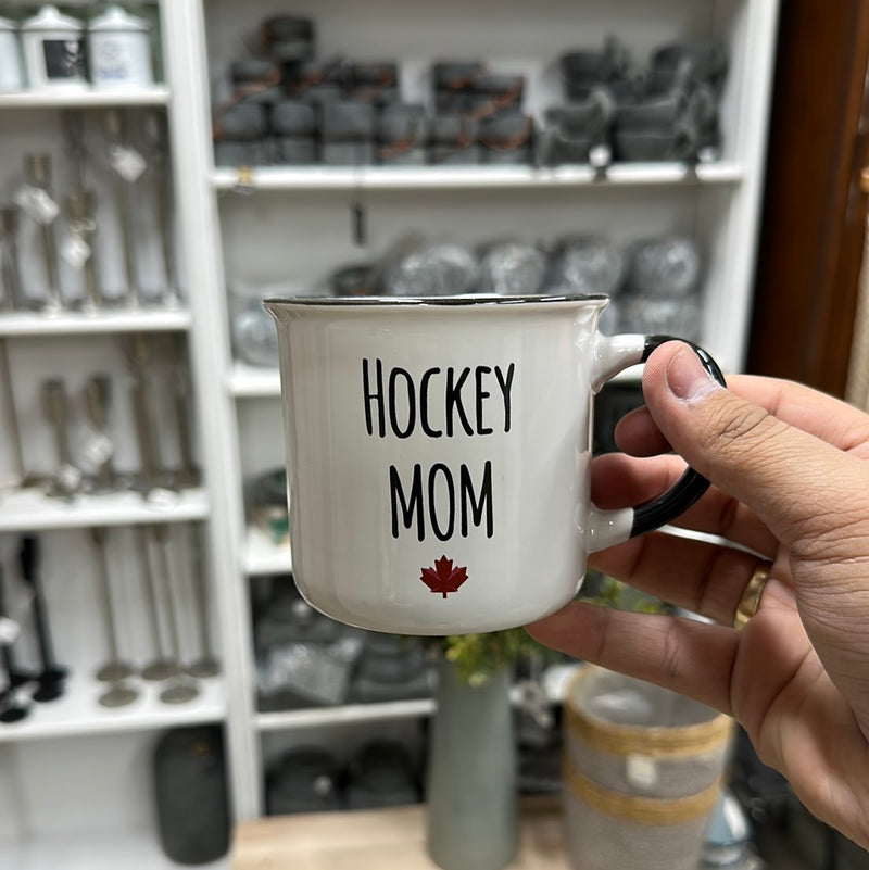 Hockey mom coffee mug